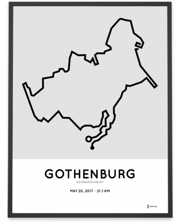 2017 Goteborgsvarvet course poster