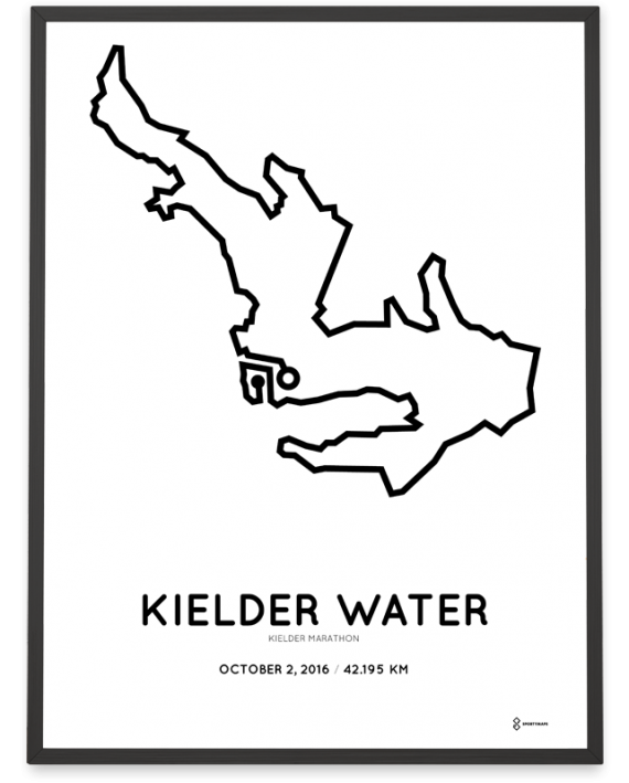 2016 Kielder marathon course poster