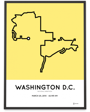 2010 National marathon course poster