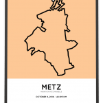 2016 Marathon Metz Mirabelle route print