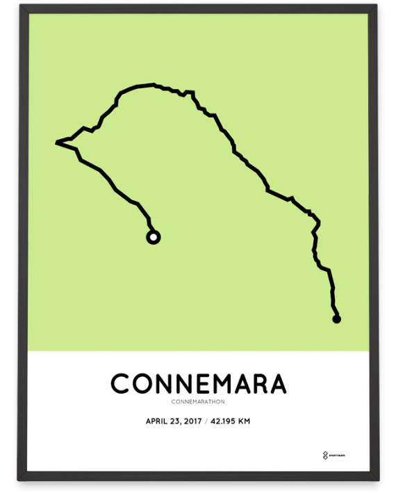 2017 Connemarathon course poster