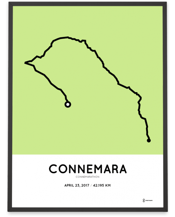 2017 Connemarathon course poster