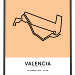 2016 Valencia half marathon route print