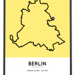 2017 Mauerweglauf strecke poster