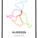 2016 Nijmeegse Vierdaagse 200km route print