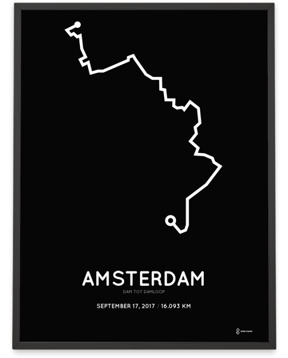 2017 dam tot damloop route poster