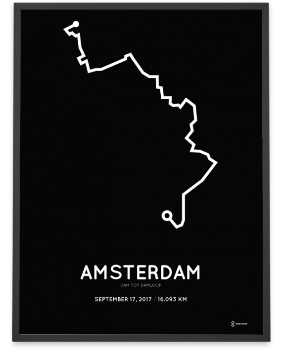 2017 dam tot damloop route poster