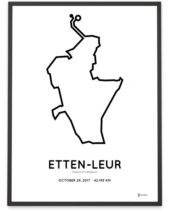 2017 Etten leur marathon route print