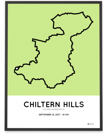 2017 Chiltern Wonderland 50 course poster
