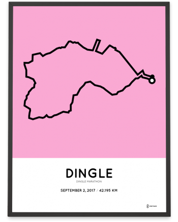 2017 Dingle marathon course poster