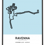 2017 Maratona di Ravenna percorso poster