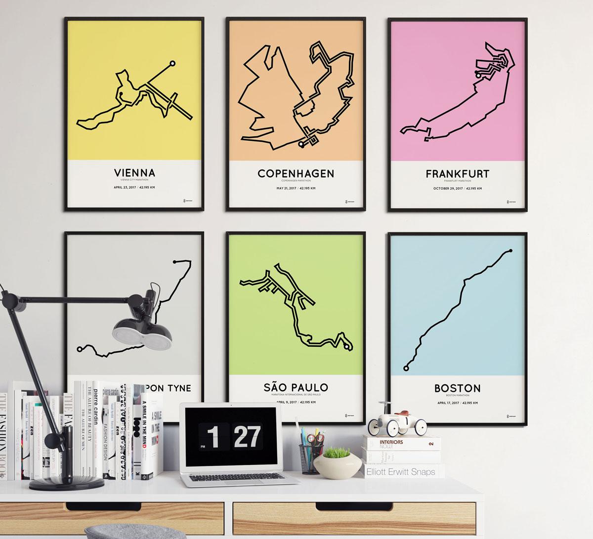 color-options-sportymaps Different color options for your Sportymaps poster