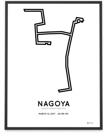 2017 nagoya womens marathon course poster