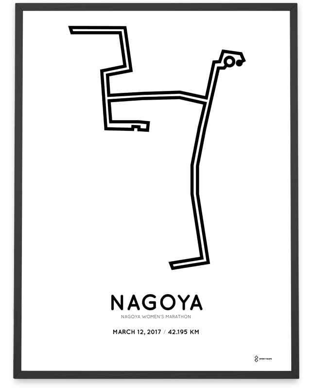 2017 Nagoya Women’s Marathon print Sportymaps
