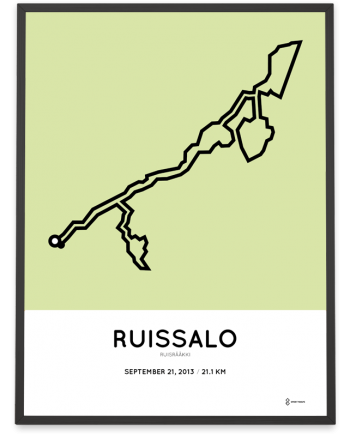 2013 ruisraakki half marathon course poster