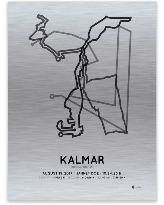 2017 Kalmar Ironman aluminum parcours print