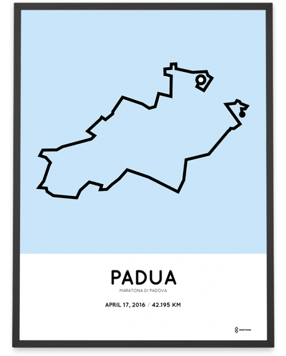 2016 Maratona di Padova course poster
