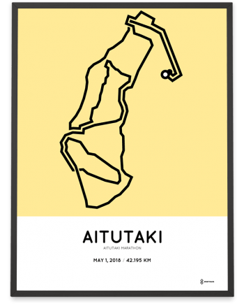 2018 Aitutaki marathon course poster