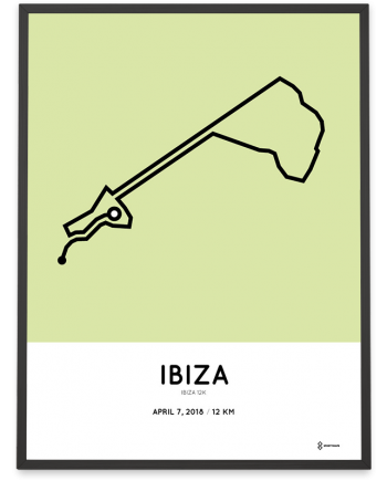 2018 Ibiza 12k course poster