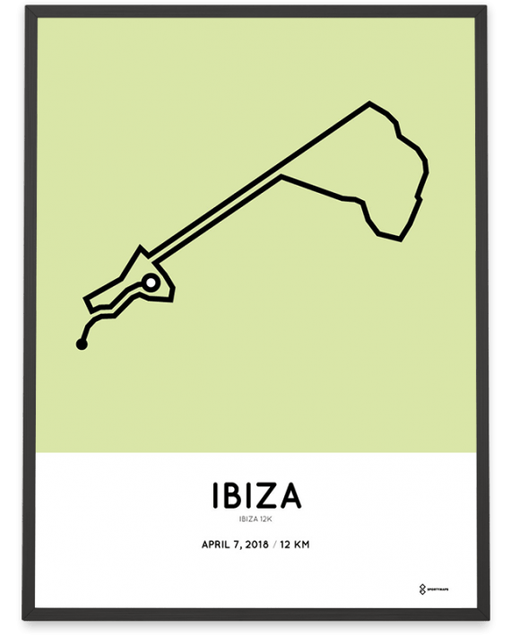 2018 Ibiza 12k course poster