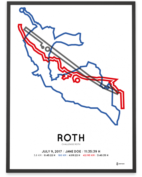 2017 Challenge Roth course poster color