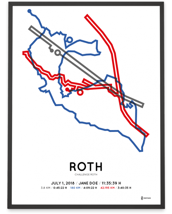 2018 Challenge Roth route poster color