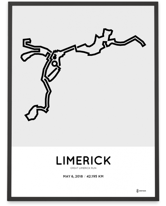 2018 Great Limerick run course poster