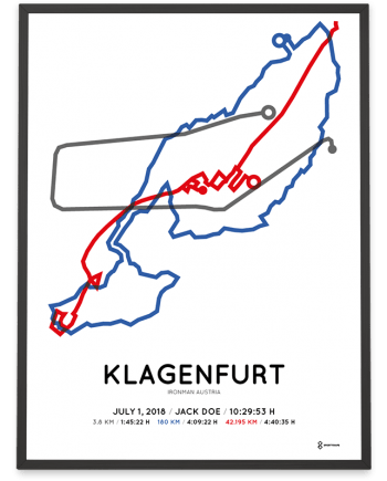 2018 Ironman Klagenfurt course poster