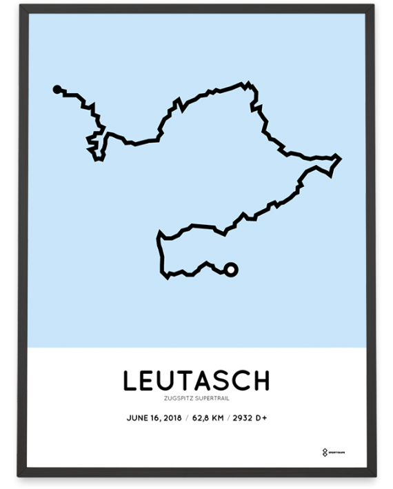 2018 Zugspitz supertrail course poster