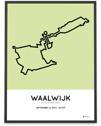2013 80 van de langstraat kennedy mars route print