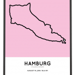 2018 cyclassics hamburg 60km strecke poster