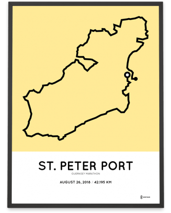 2018 guernsey marathon course sportymaps print