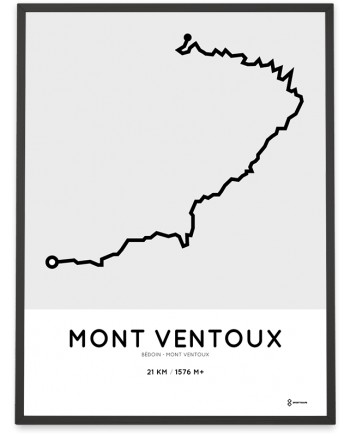 Mont Ventoux course poster