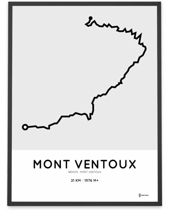 Mont Ventoux course poster