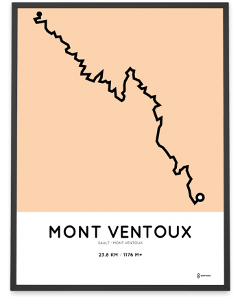 Mont Ventoux Sault course poster