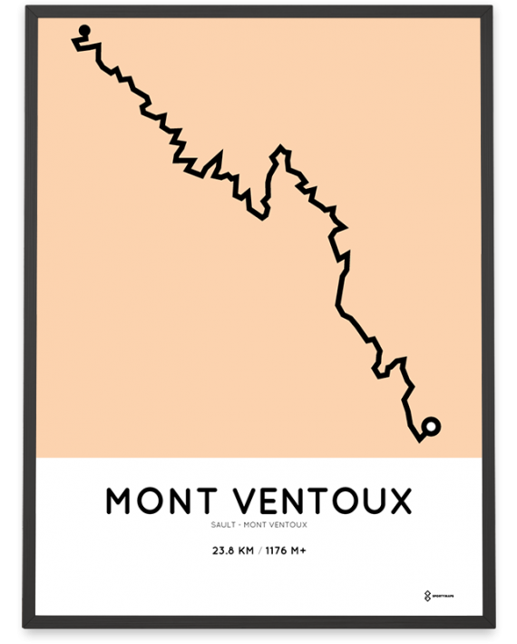 Mont Ventoux Sault course poster