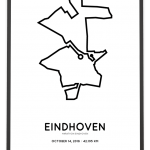 2018 Eindhoven marathon parcours sportymaps print