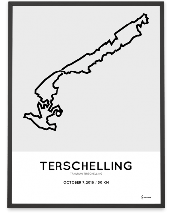 2018 trailrun terschelling 50km parcours print