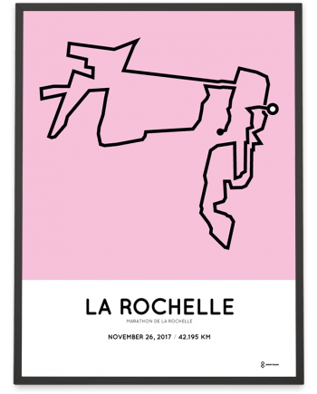 2017 La Rochelle marathon parcours poster