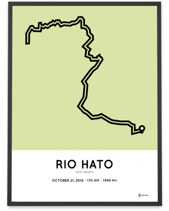 2018 GFNY Panama 170km course poster