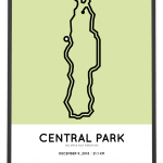 2018 Big Apple half marathon course poster