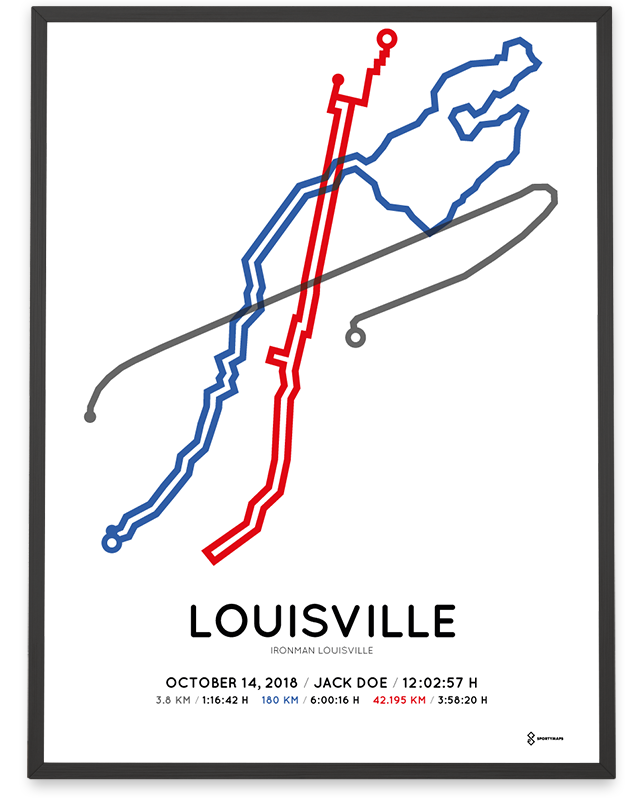 2018 Ironman Louisville print
