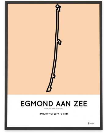 2019 Egmond-Pier-Egmond parcours poster