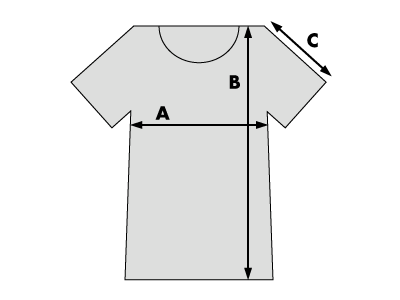 Sportymaps course shirt sizes