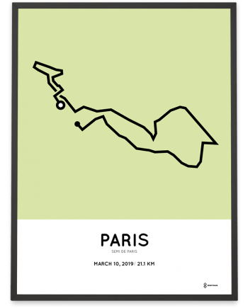 2019 Semi de Paris parcours poster