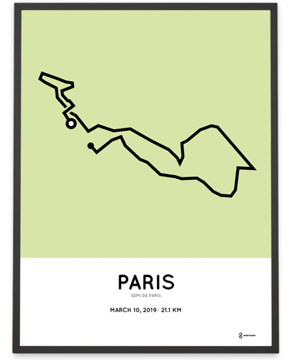 2019 Semi de Paris parcours poster