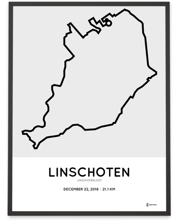 2018 Linschotenloop parcours poster