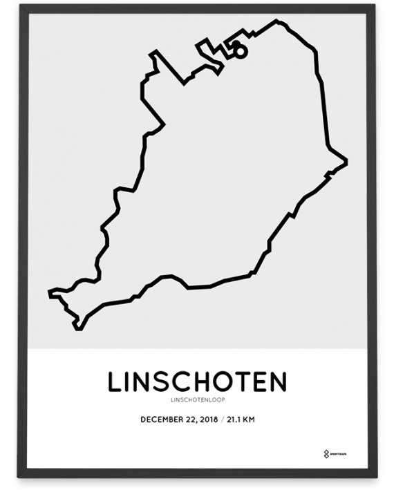 2018 Linschotenloop parcours poster