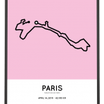 2019 marathon de Paris parcours route print
