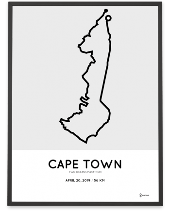 2019 Two Oceans marathon course poster